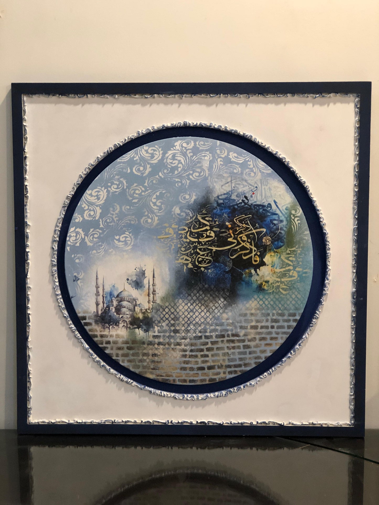 Handcrafted Wooden Framed Art - Wooden hand Made borders frame