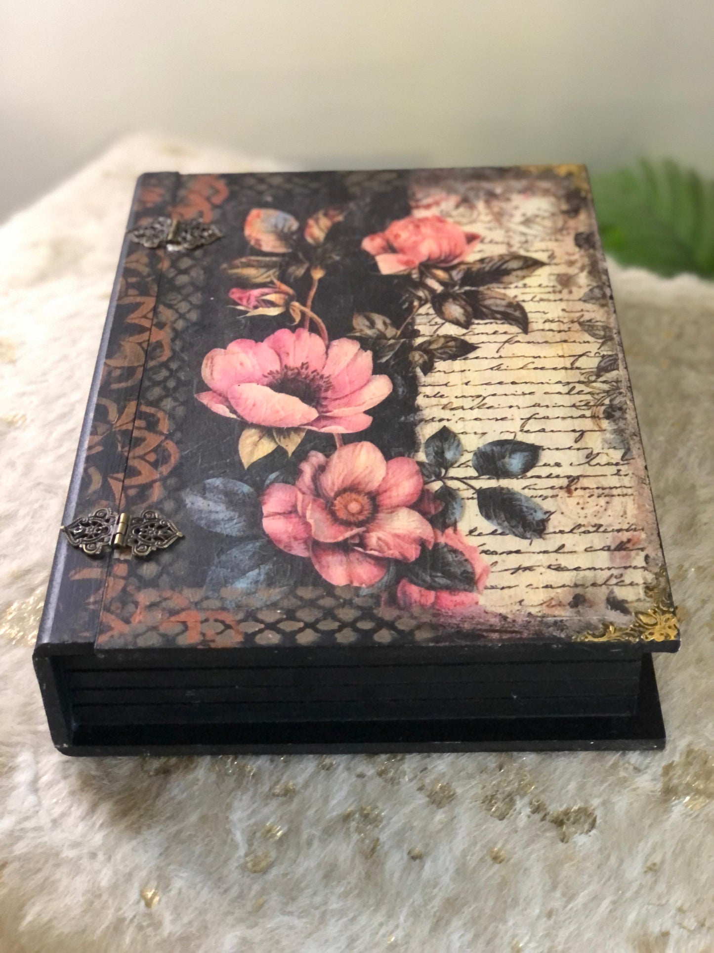 Home Decor Box - Handmade Floral Box