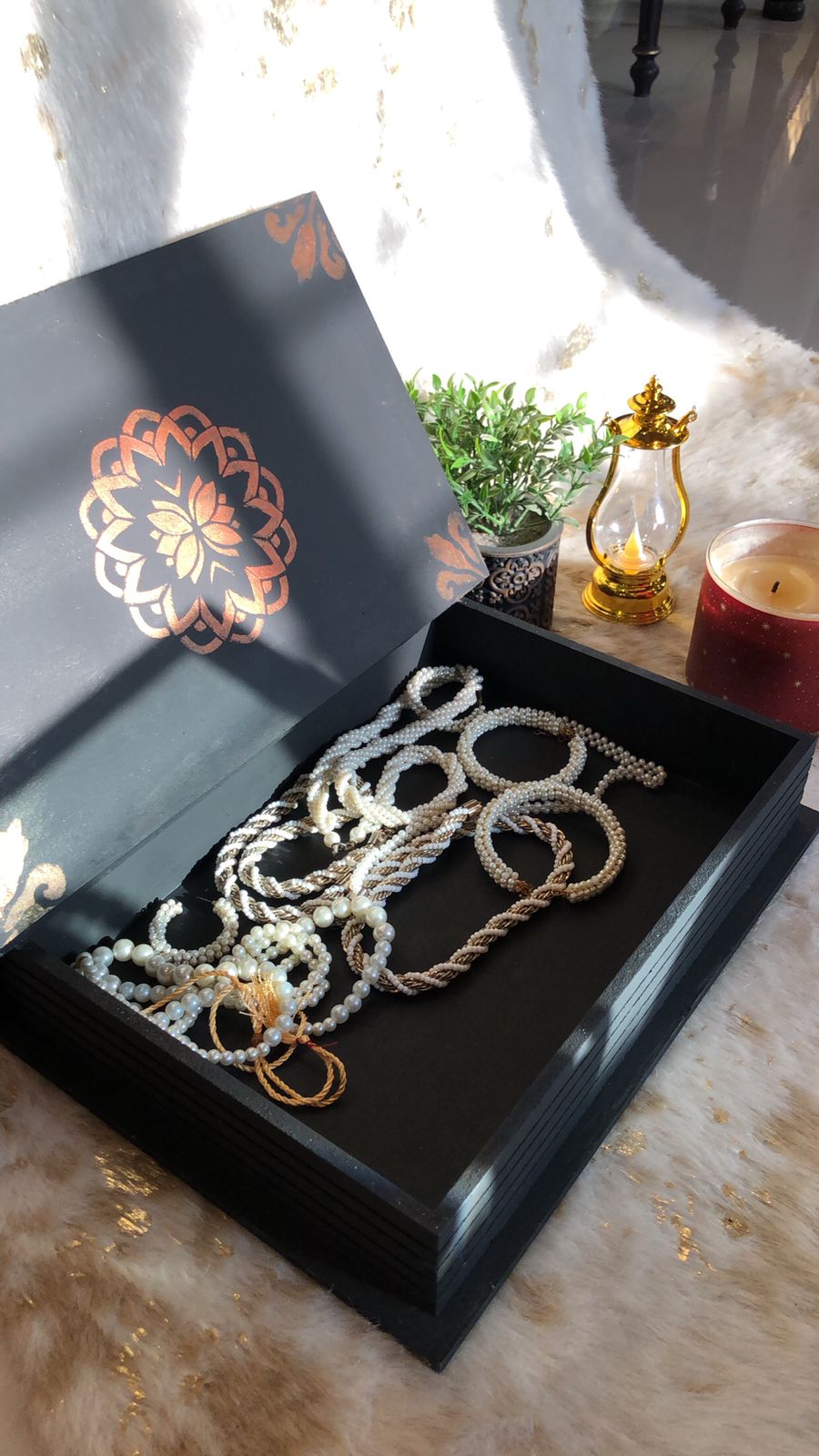 Home Decor Box - Handmade Floral Box