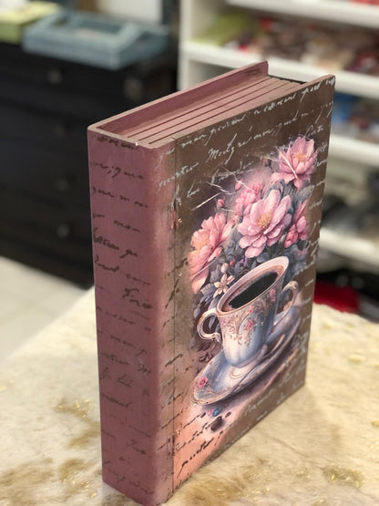 Home Decor Box - Customize Floral Coffee Book Box