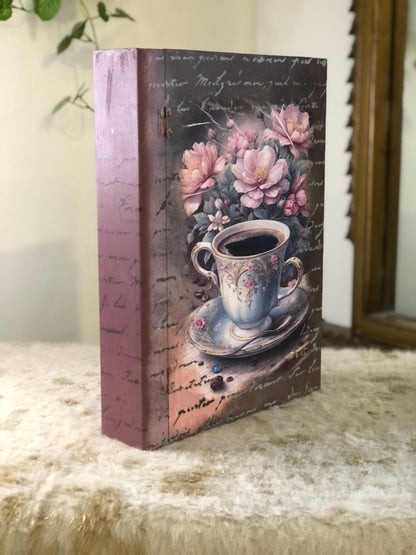 Home Decor Box - Customize Floral Coffee Book Box
