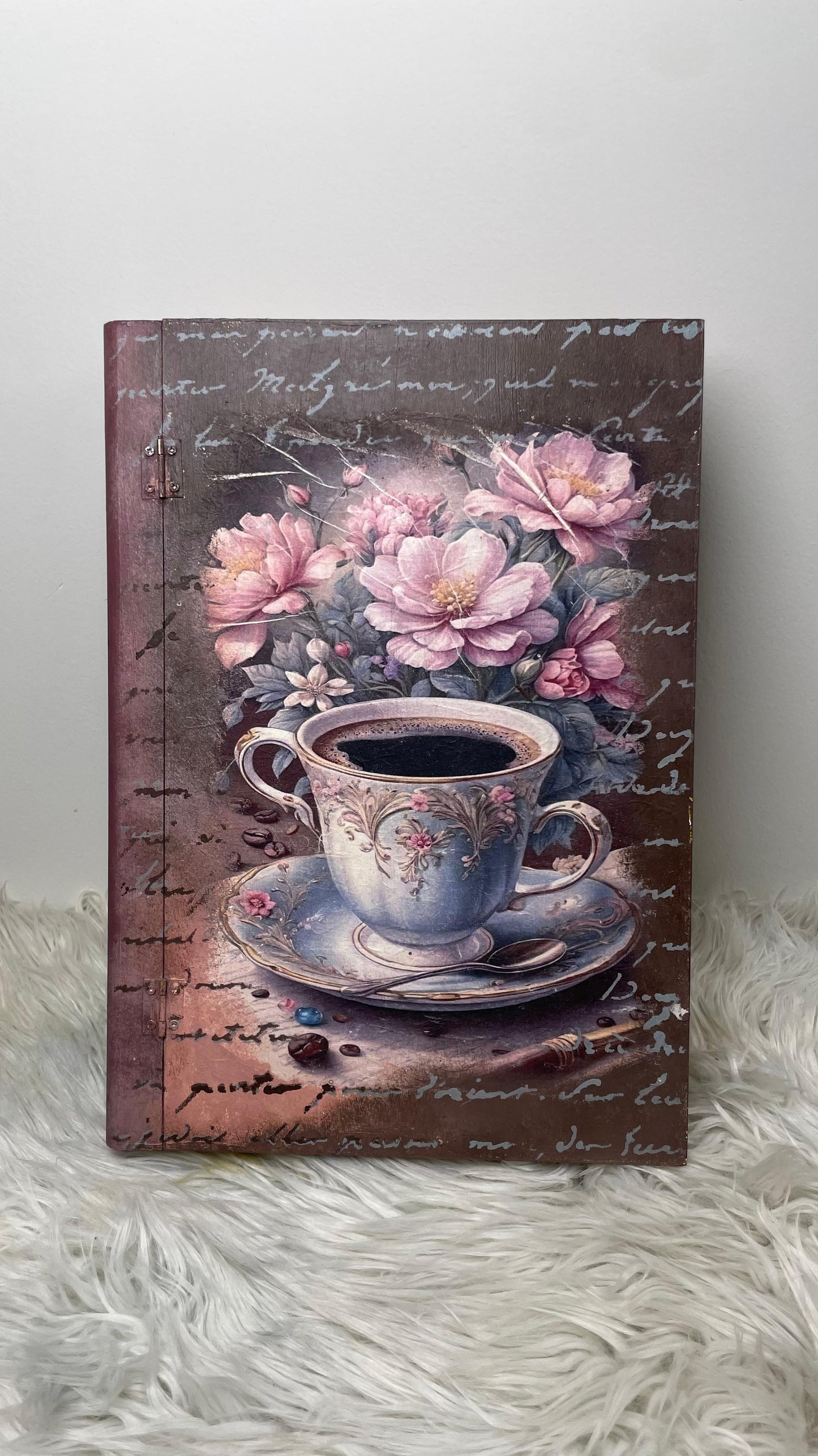 Home Decor Box - Customize Floral Coffee Book Box
