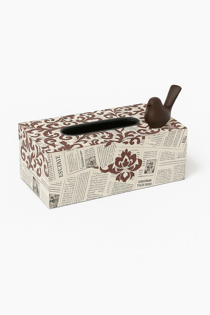 Tissue Box - With Customize Bird Design