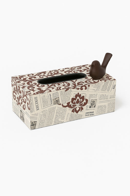 Tissue Box - With Customize Bird Design