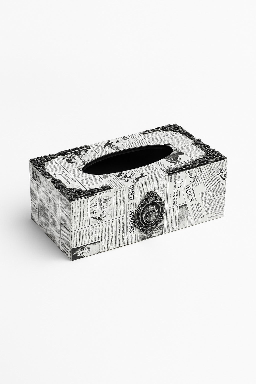 Tissue Box - With News Paper Design