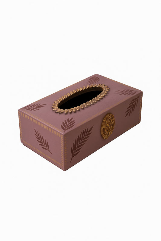 Tissue Box - With Unique Pink Design