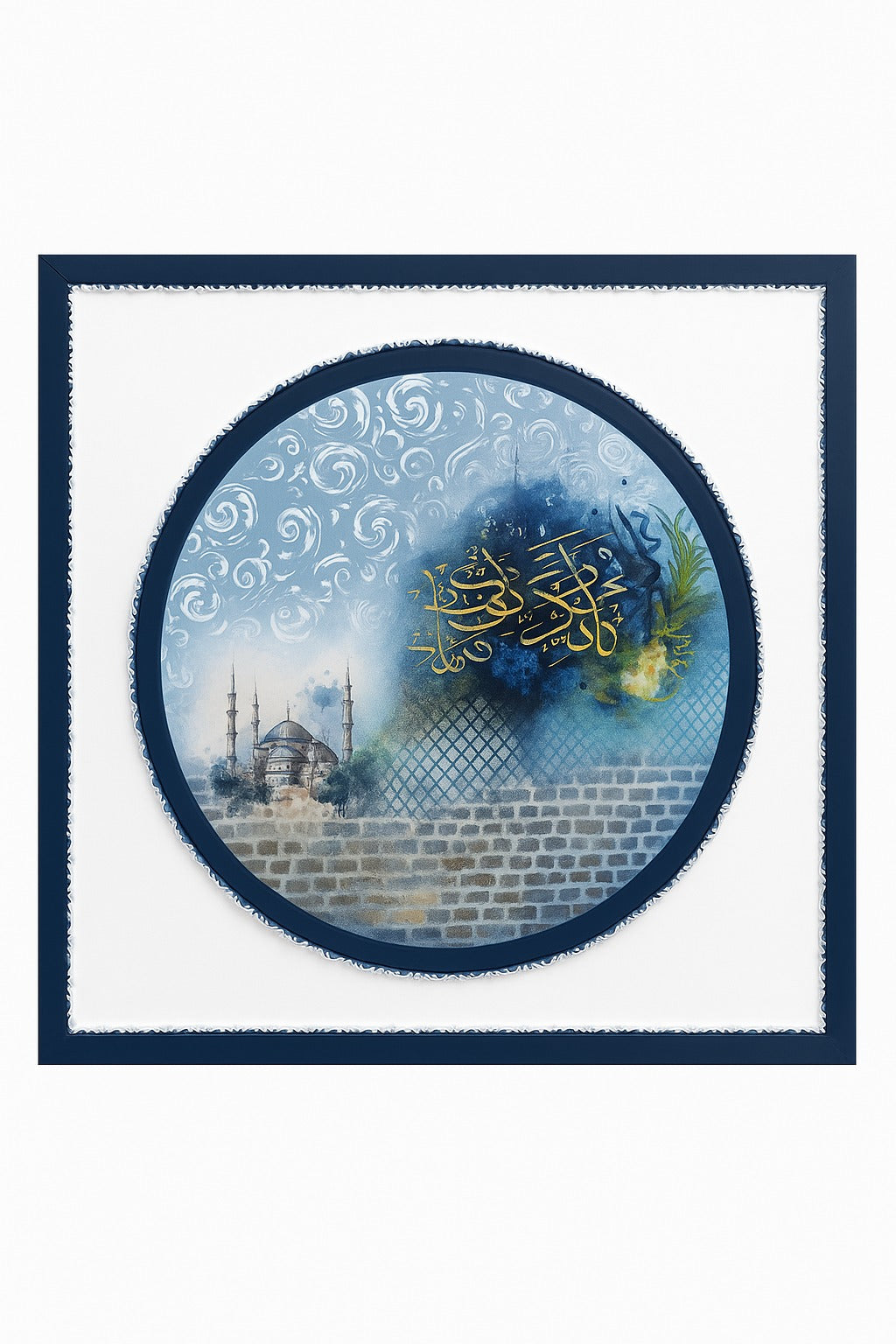 Handcrafted Wooden Framed Art - Wooden hand Made borders frame