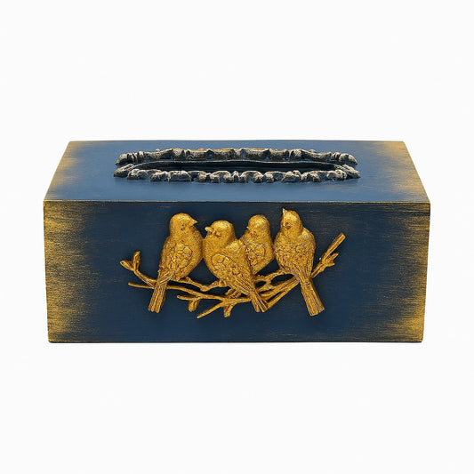 Tissue Box - With Birds family Design