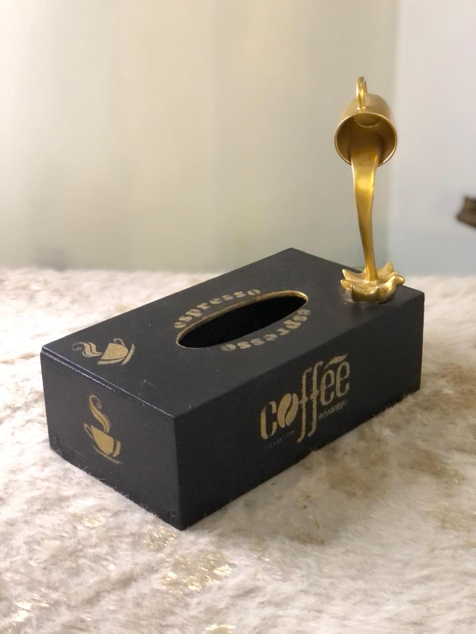 Tissue box - With Floating Cup