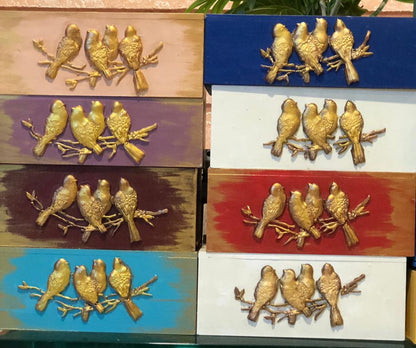 Tissue Box - With Birds family Design