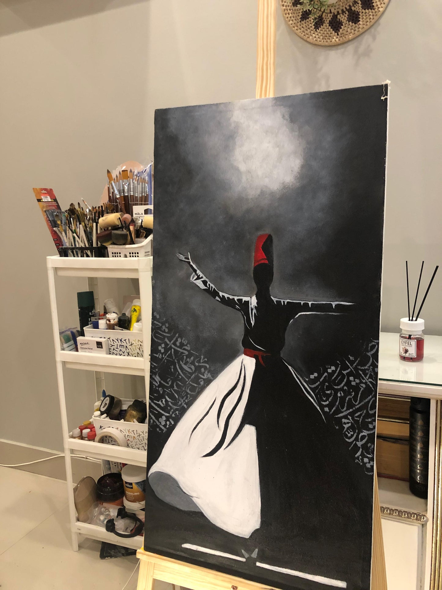 Handmade Painting - Rumi Painting Wall Art