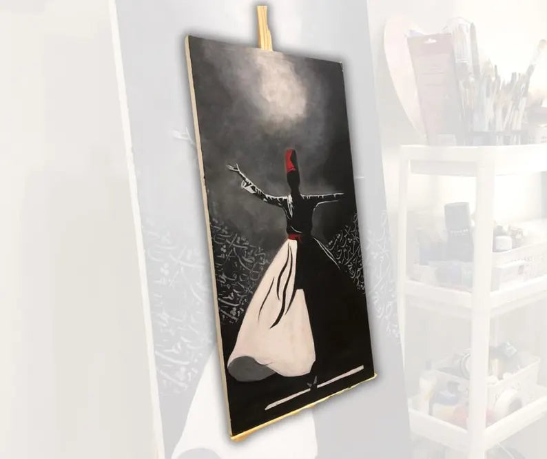 Handmade Painting - Rumi Painting Wall Art