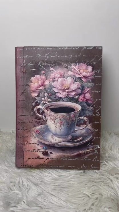 Home Decor Box - Customize Floral Coffee Book Box