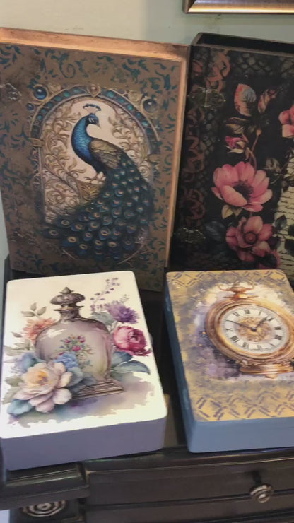 Home Decor Box - Customize Floral Coffee Book Box